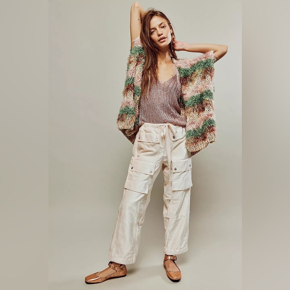 NWOT - Free People Skip A Beat Utility Pants - Size S